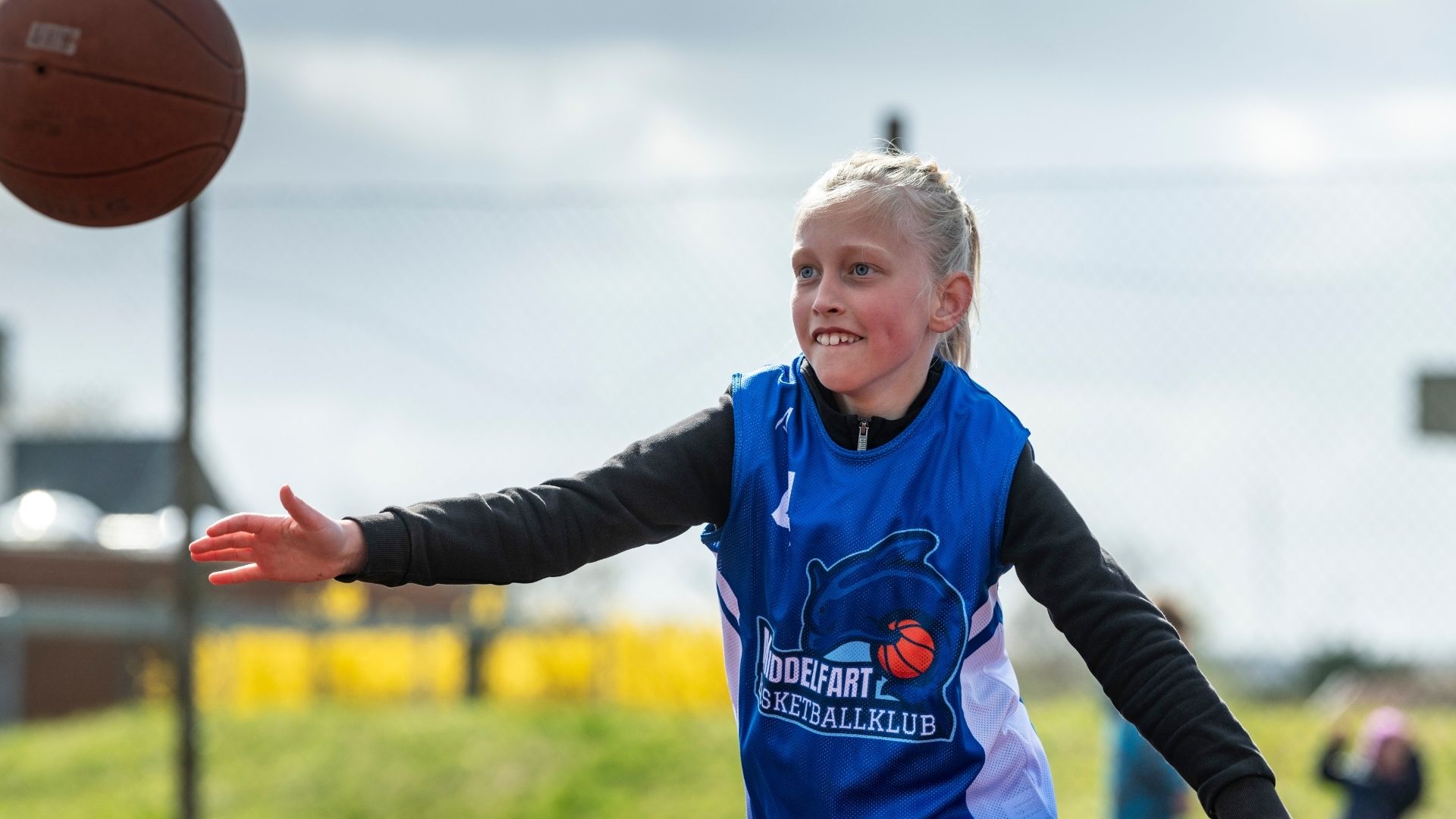 Pige Spiller Basket Foto Palle Peter Skov