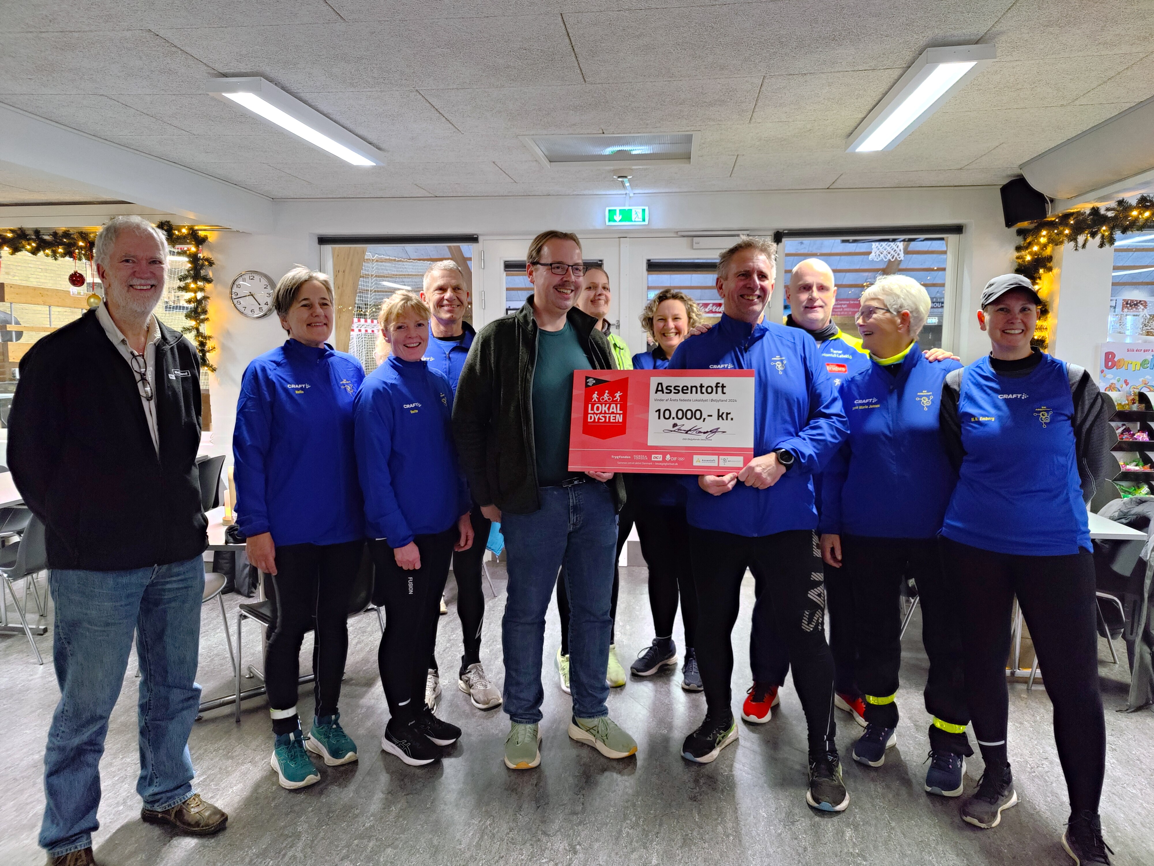 Glade Løbere Fra SIF Assentoft Var Med Til Prisoverrækkelsen