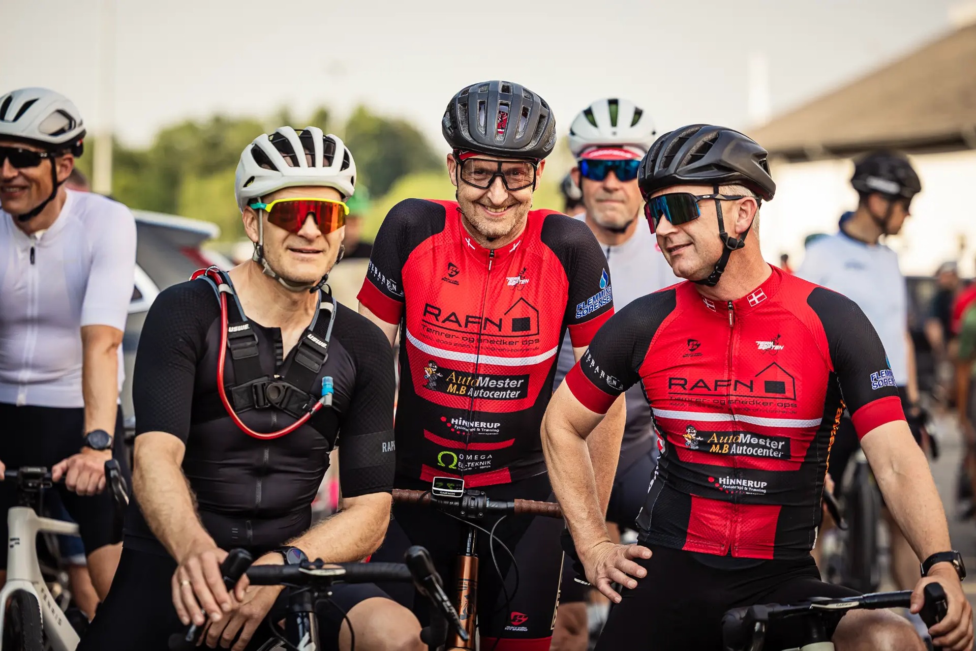 Starten i Jelling 165 km 