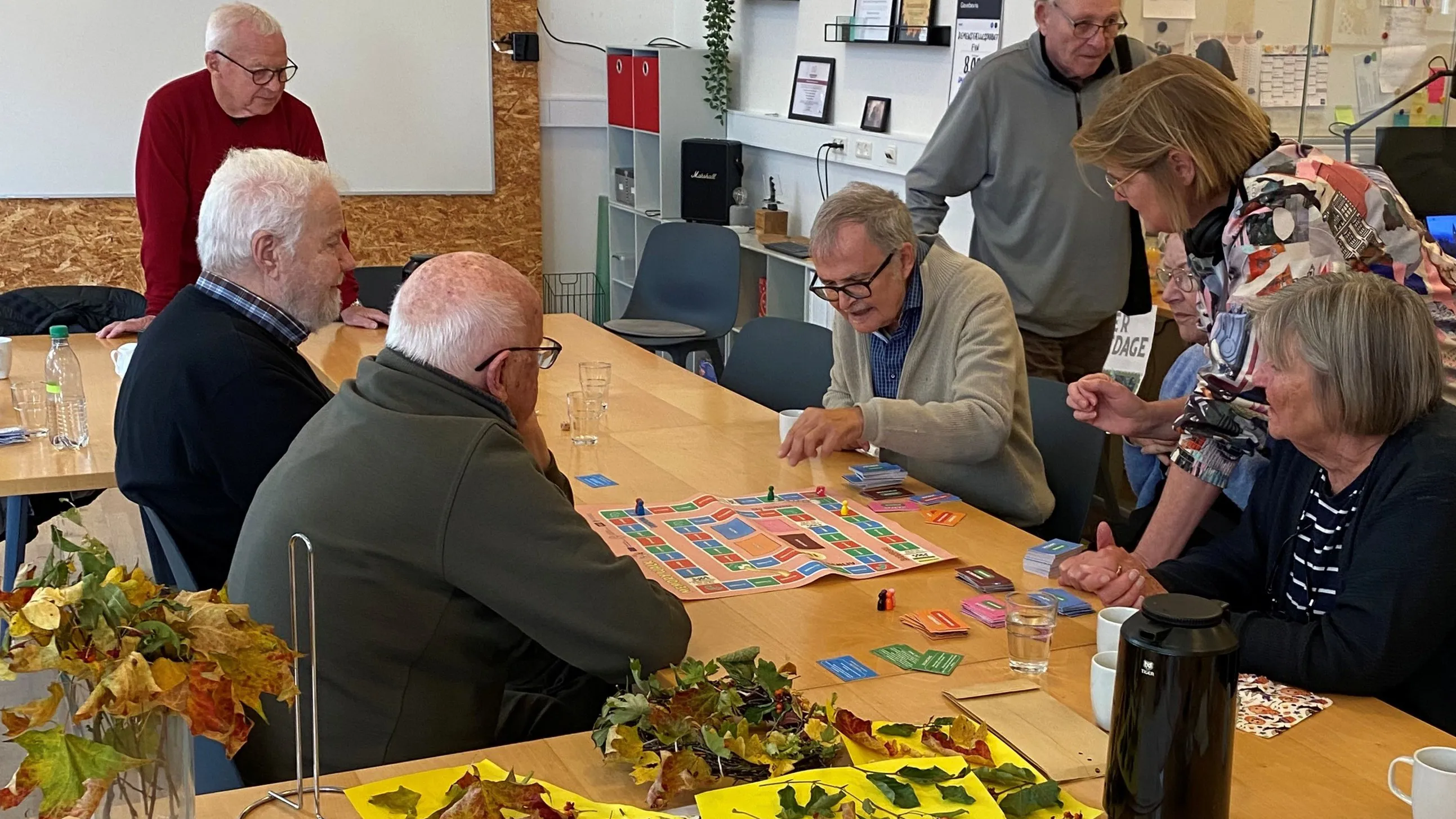 Seniorer tester spillet Memory Walk i Odense