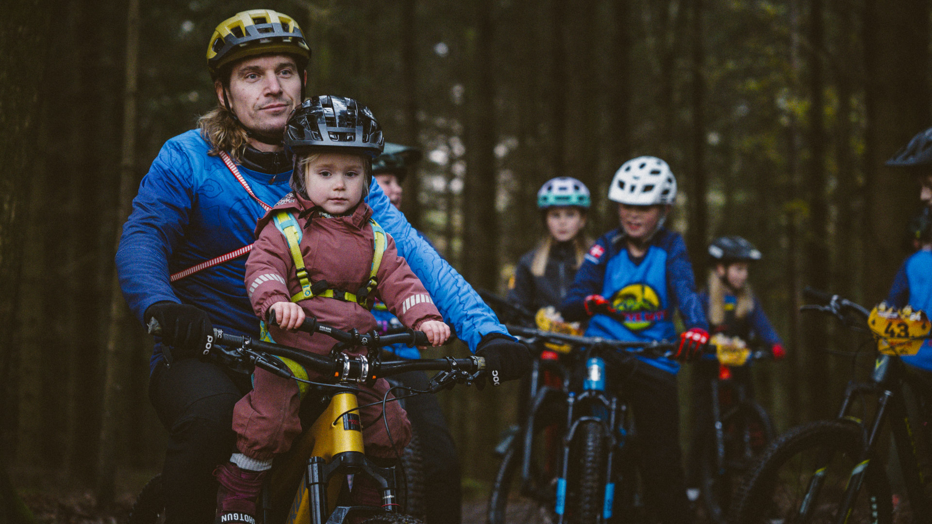 Mountainbikes i Gl. Rye MTB - foto Christian Søes 2024