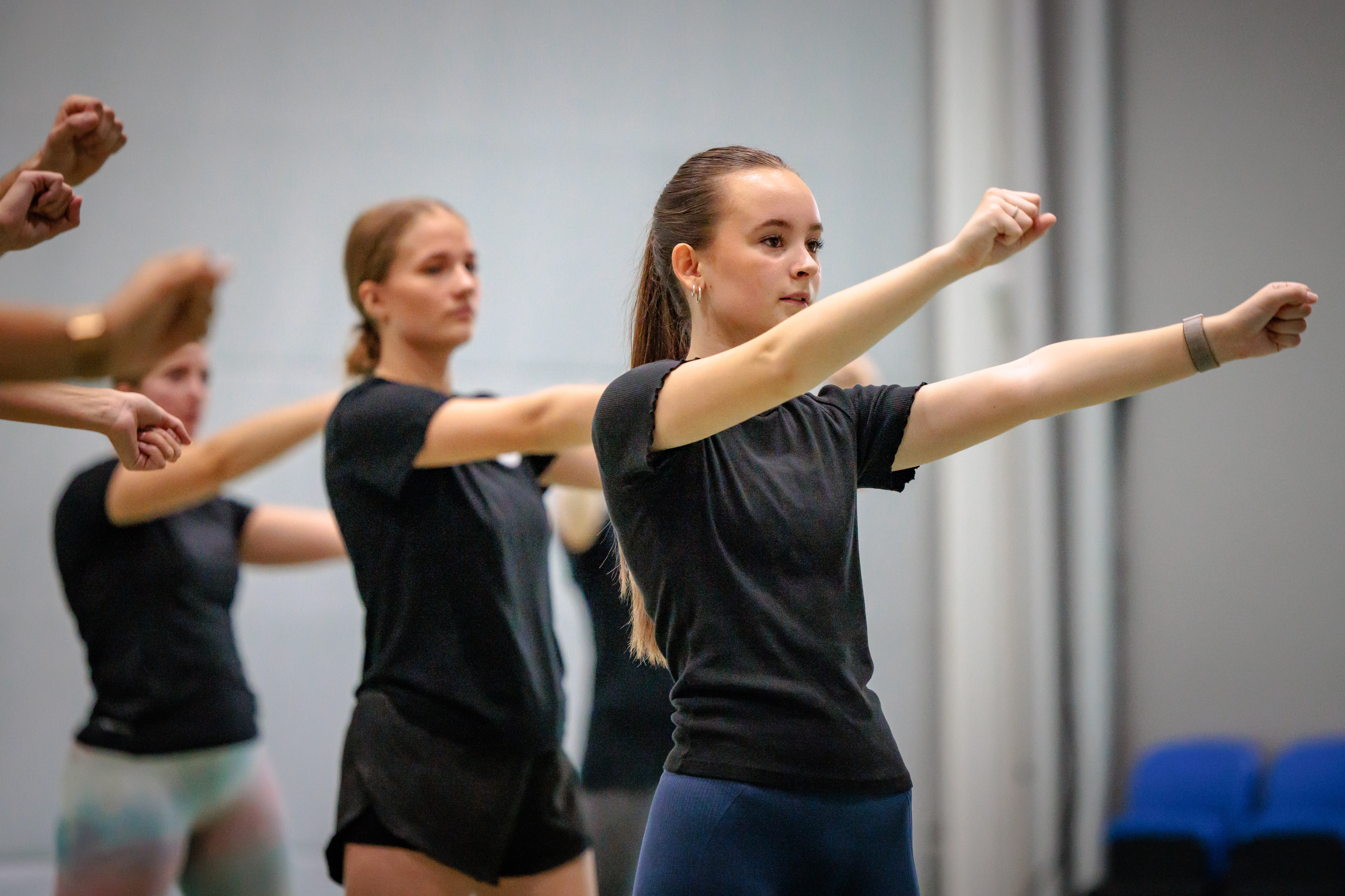 Gymnastik Piger Og Kvinder I Fremgang