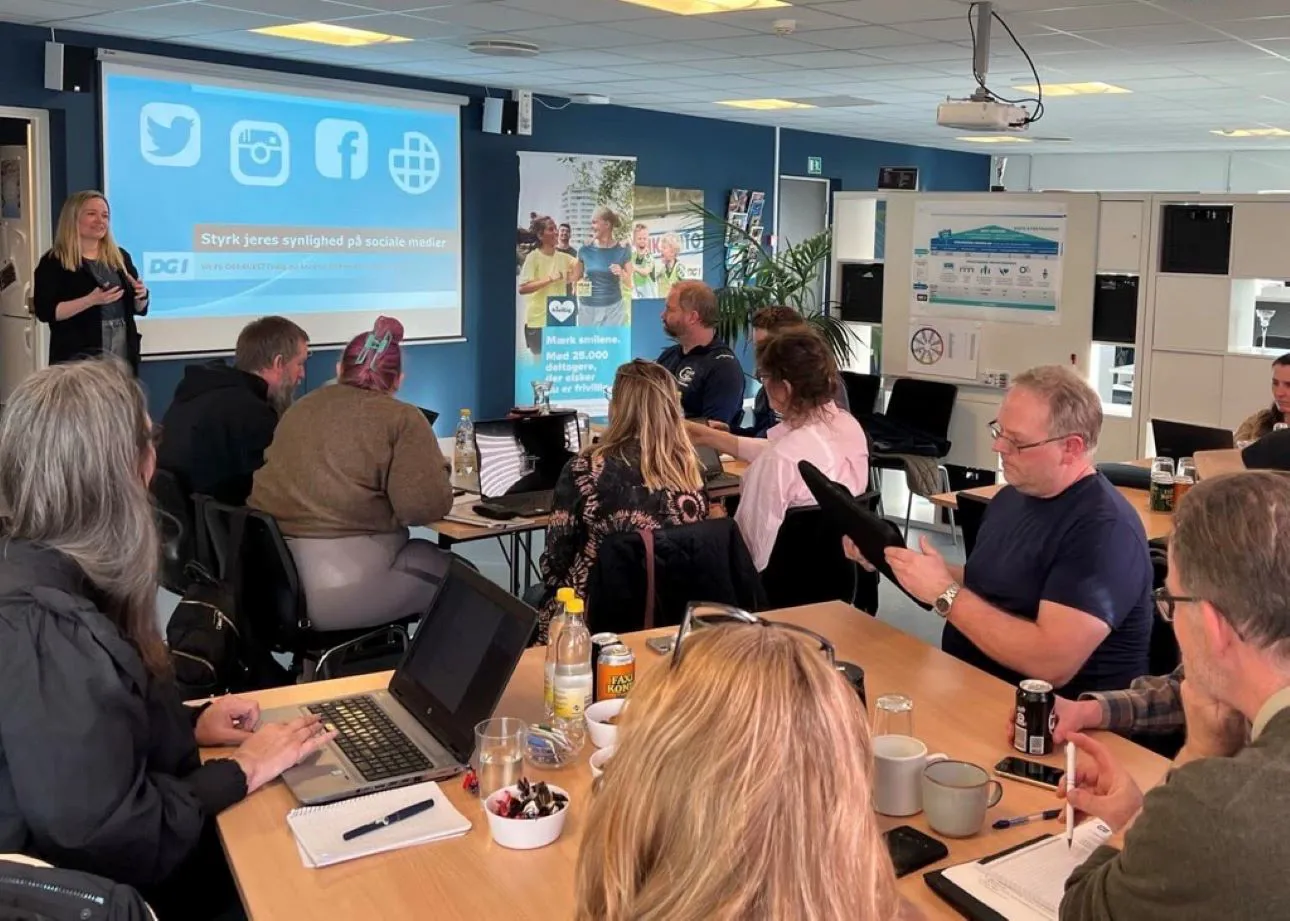 Otte foreninger styrker deres synlighed på sociale medier med DGI Sydøstjylland