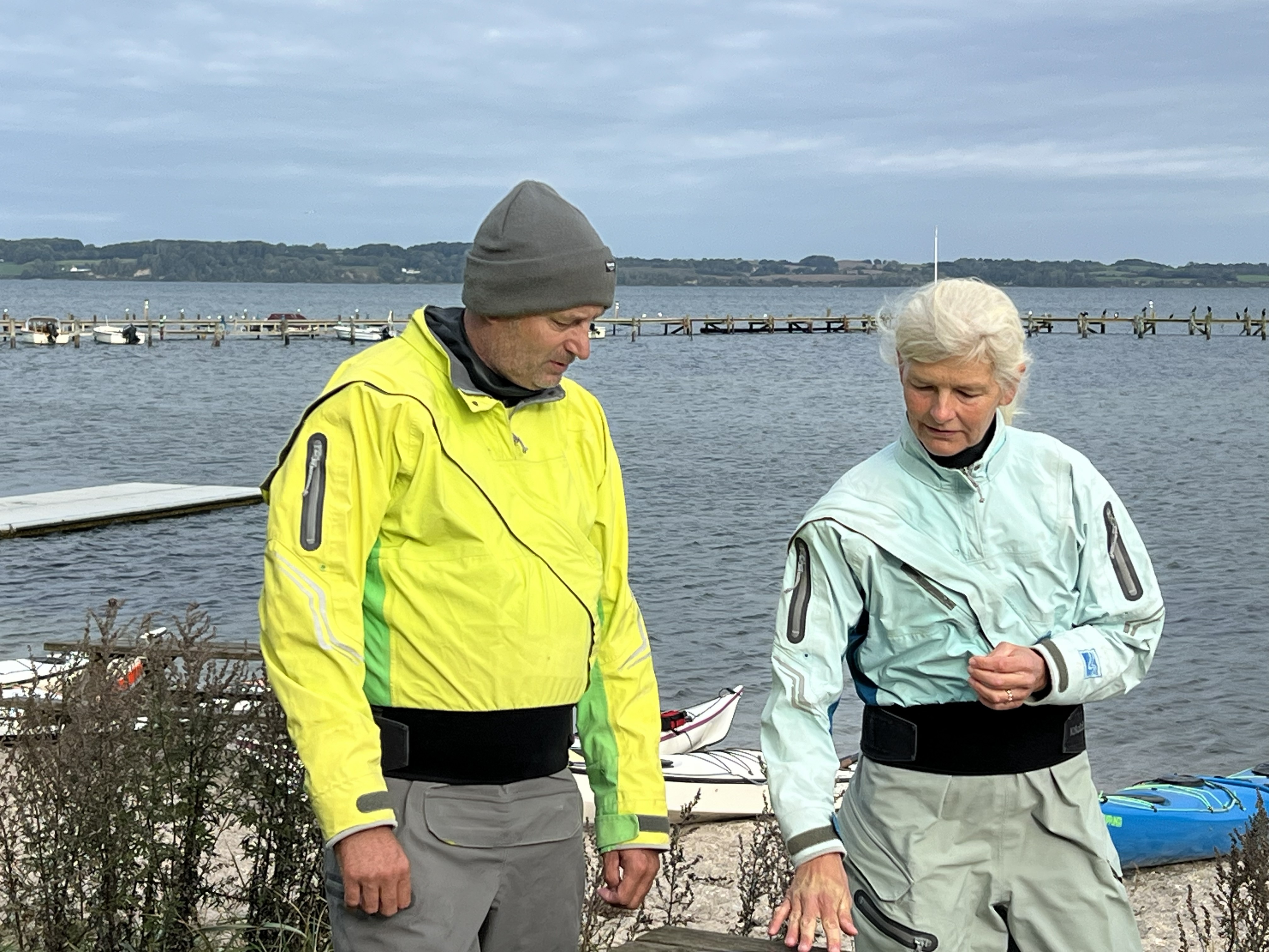 Helle Drabøl (th.) sammen med Henrik Iversen.
