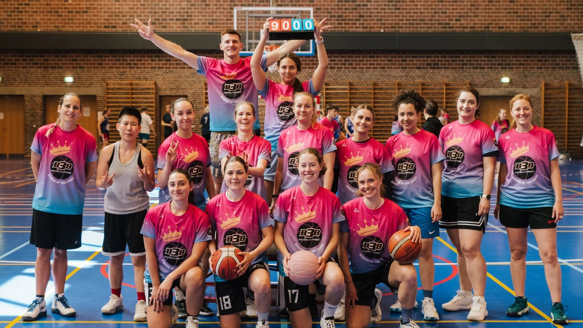 Holdbillede af kvinder fra B3B, medlemmer af DGI Østjylland