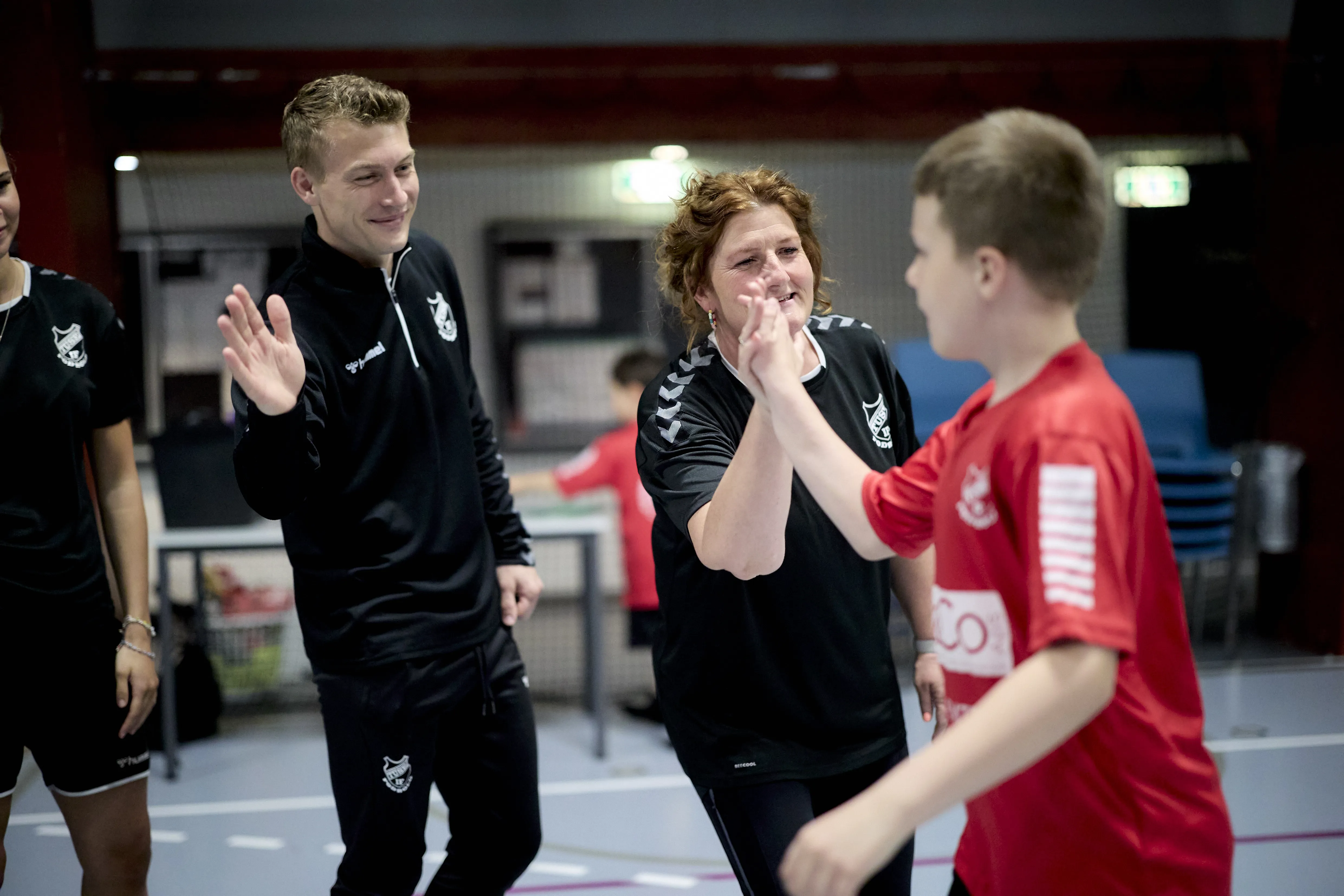 Highfive til træner.