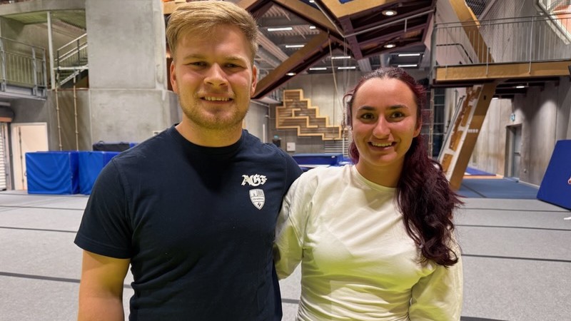 Ungeløftet Nicklas Kearsley og Malika Roberts, Gymnastikklub Aarhus