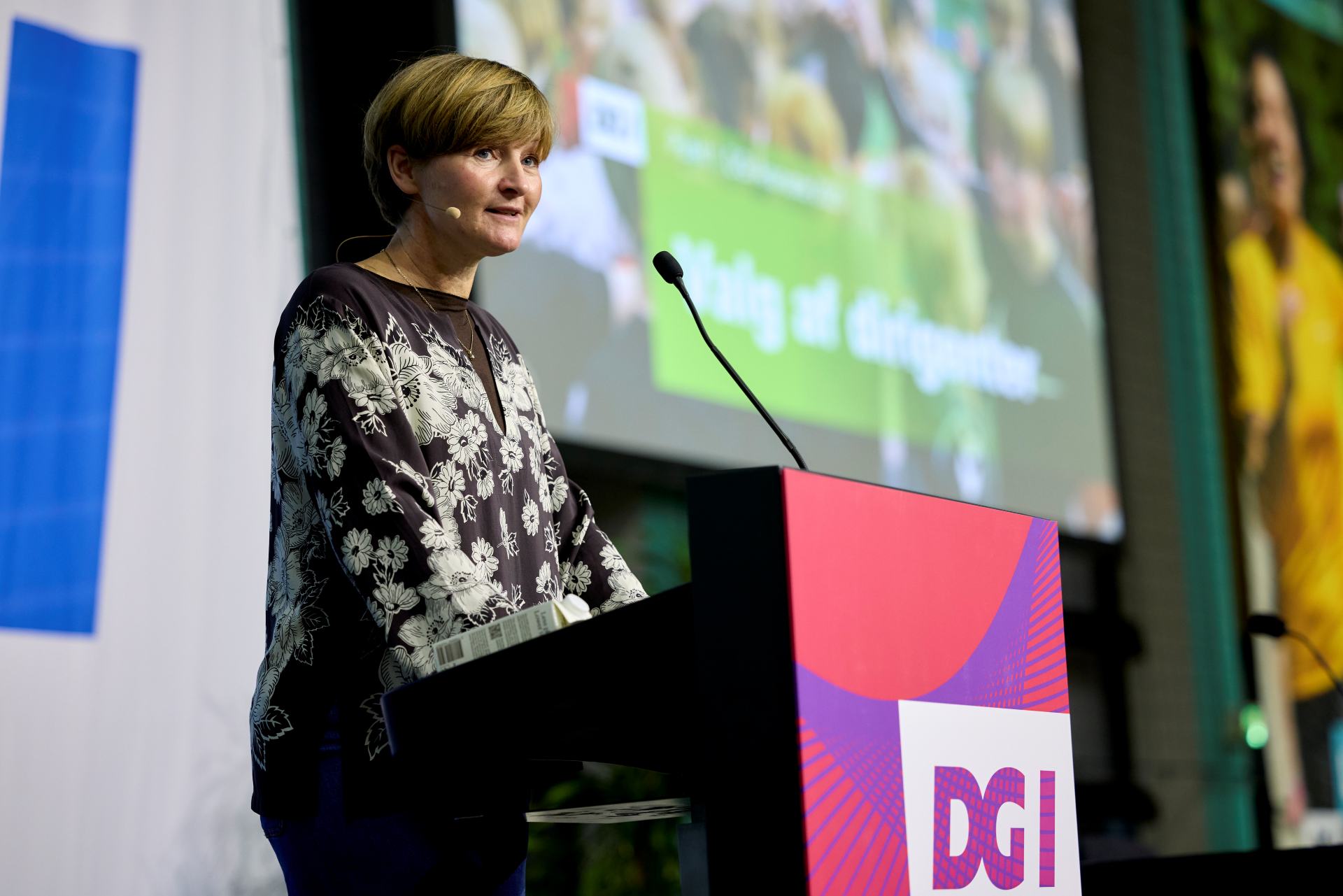Charlotte Bach Thomassen På Talerstolen Til DGI Årsmøde 2025